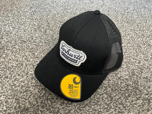 Carhaart Force Casual Fast Drying Truckers/Trucker Style Hat/Cap - Black
