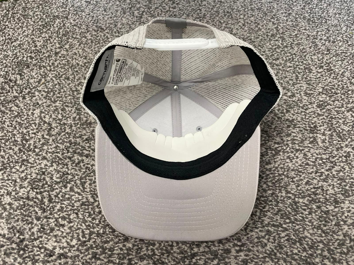 Carhaart Force Casual Fast Drying Truckers/Trucker Style Hat/Cap - Light Grey
