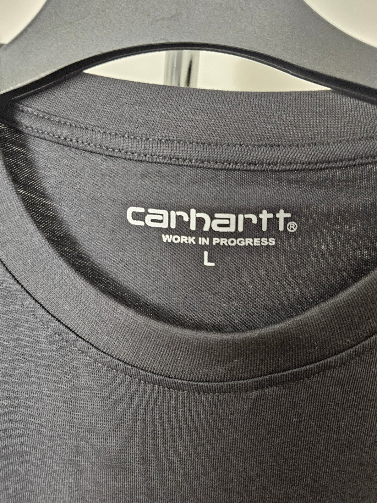 Carharrt WIP 'Cracked Glass Logo' Short Sleeve T-Shirt/Top/Tee - L/large - Black