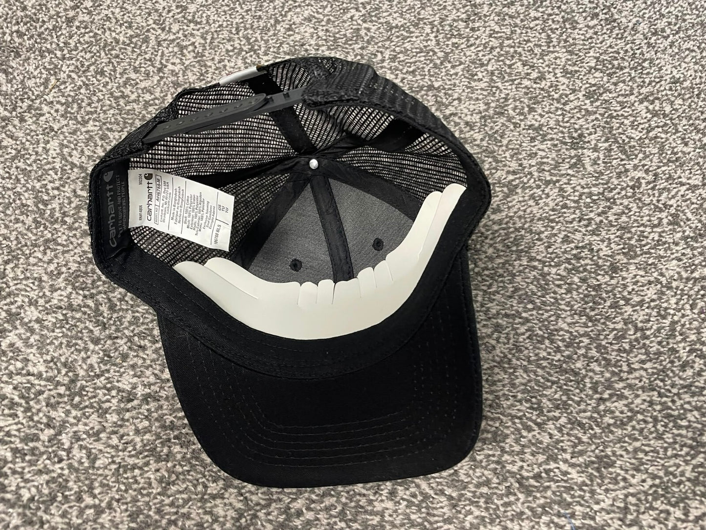 Carhaart Force Casual Fast Drying Truckers/Trucker Style Hat/Cap - Black