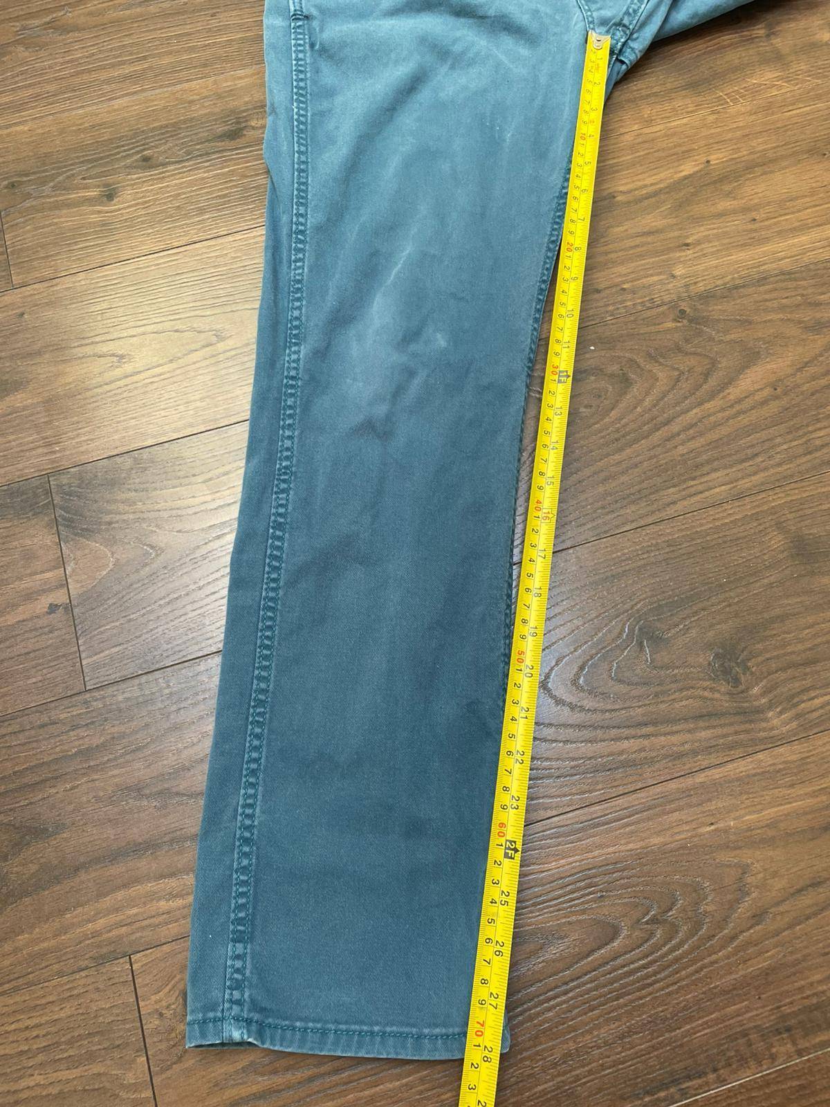 Levi's Men's Washed Teal Blue Faded Chino Pants/Trousers - W34/L28