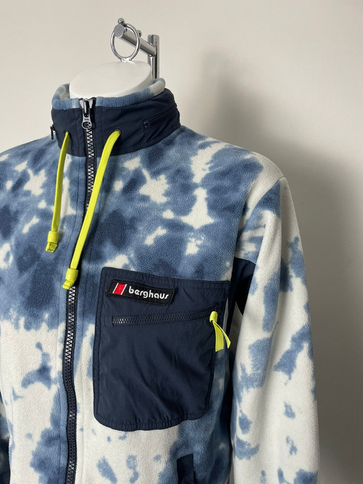 Berghaus Full Zip Ascent 91 Fleece Jacket Rollaway Hood - M/Medium - Women's