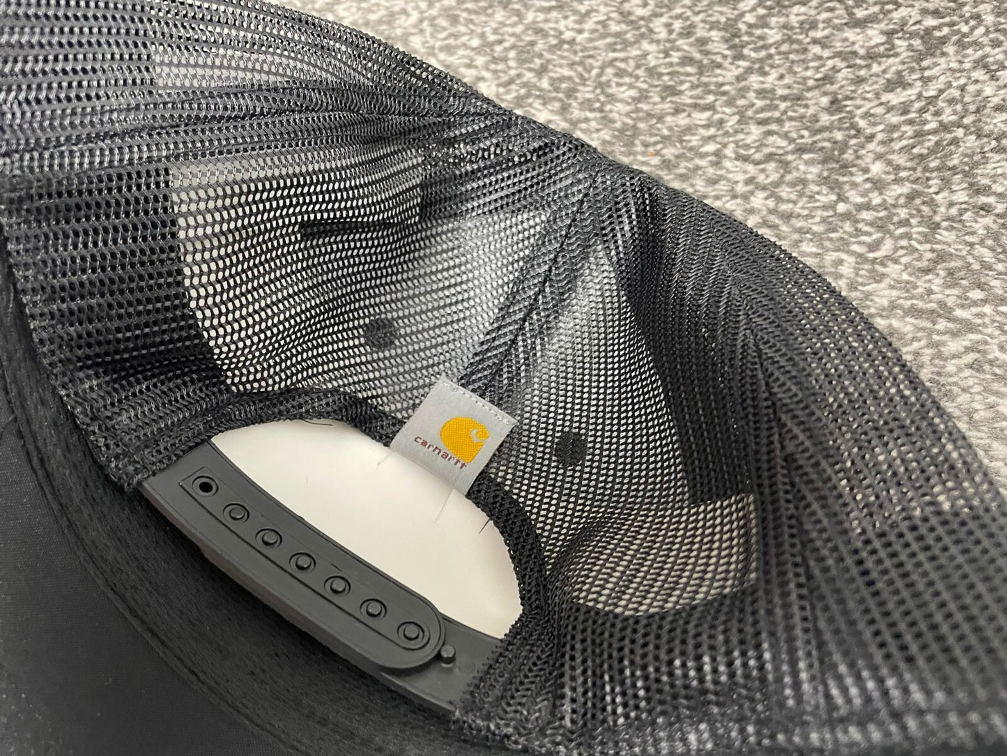 Carhaart Force Casual Fast Drying Truckers/Trucker Style Hat/Cap Dark Grey/Black