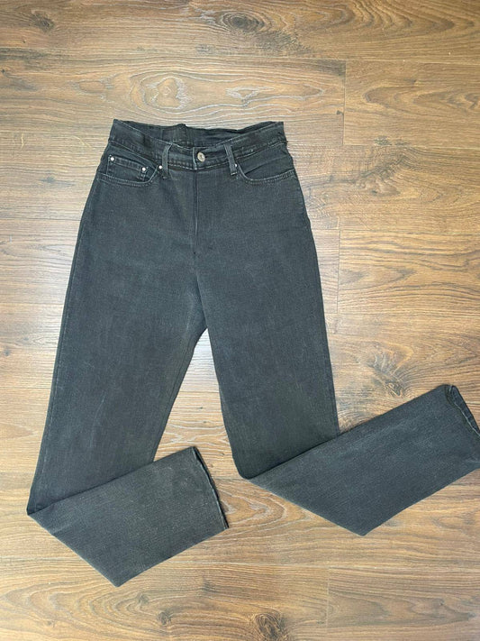 Levi's Women's Taper Straight Leg Black Denim Jeans - 18M - W26/L31 - UK 8-10