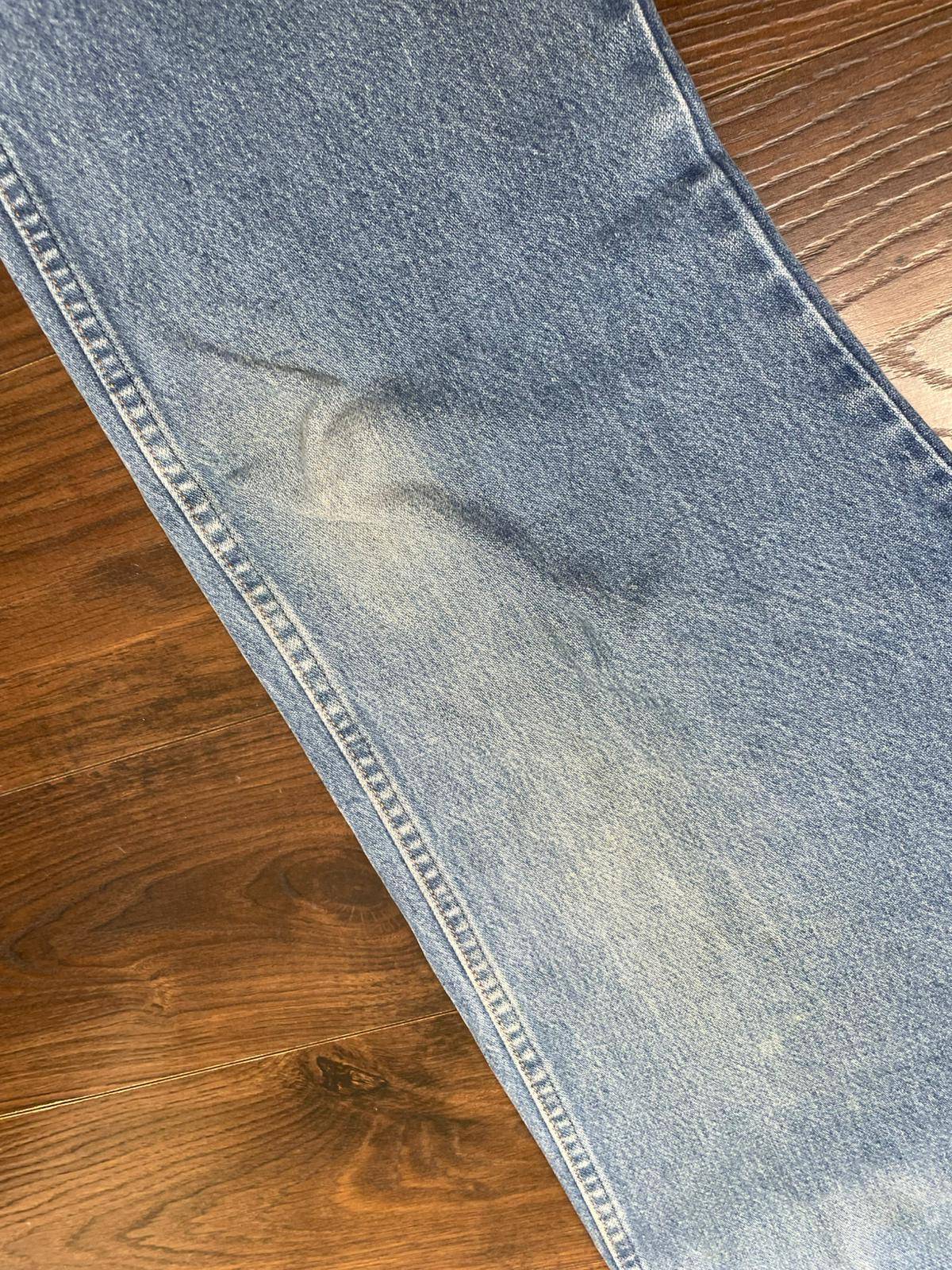 Wrangler Men's Straight Leg Blue Denim Jeans - W40/L31
