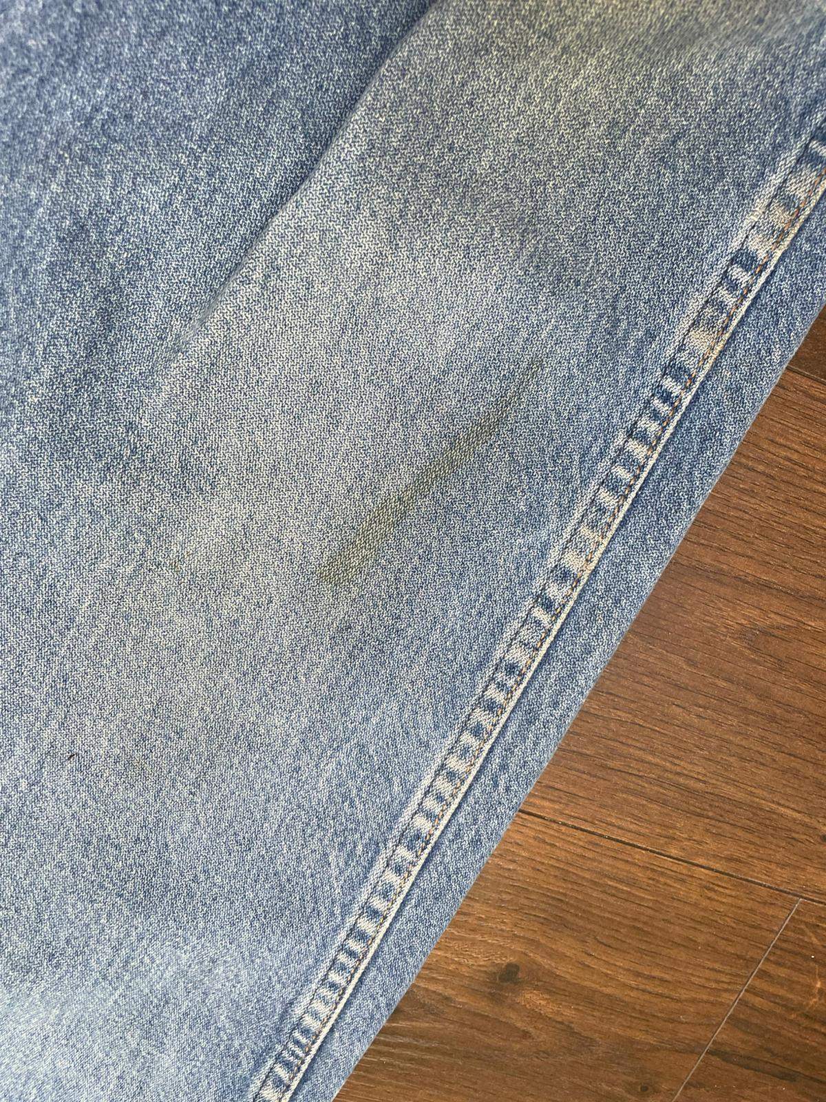 Wrangler Men's Straight Leg Blue Denim Jeans - W40/L31