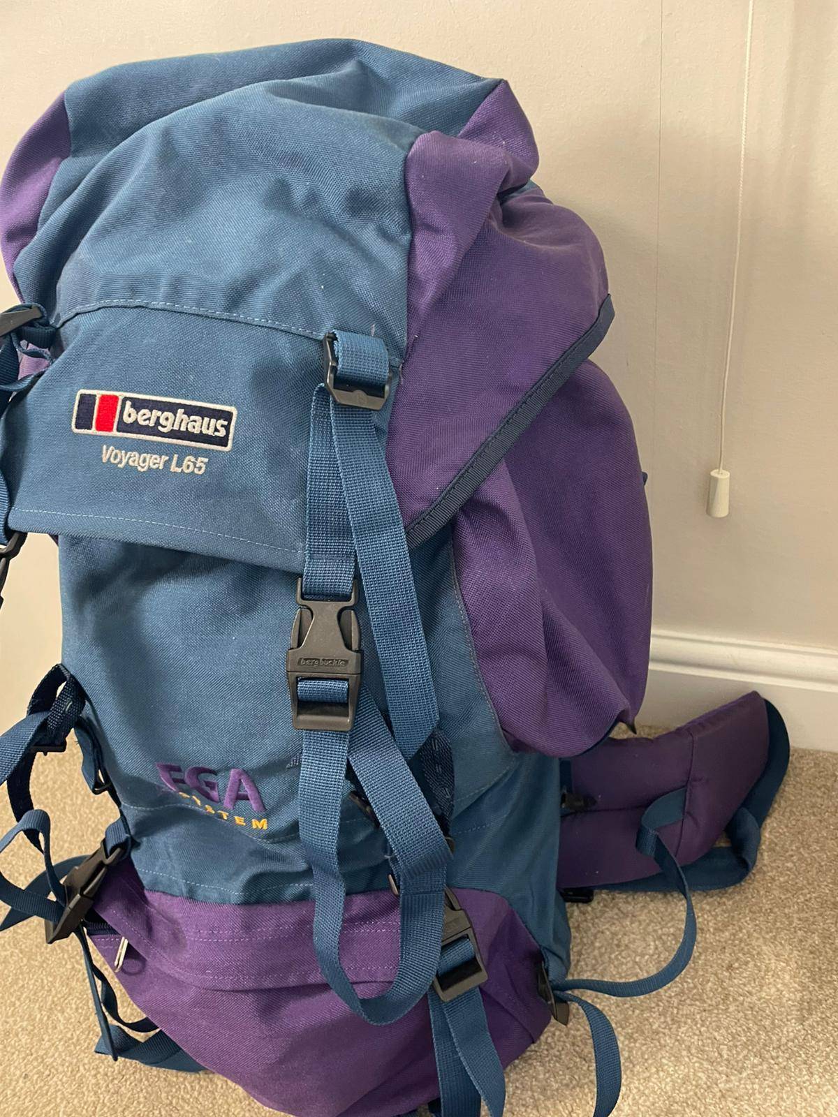 Berghaus Vintage Style 65L FGA System Hiking Backpack/Rucksack