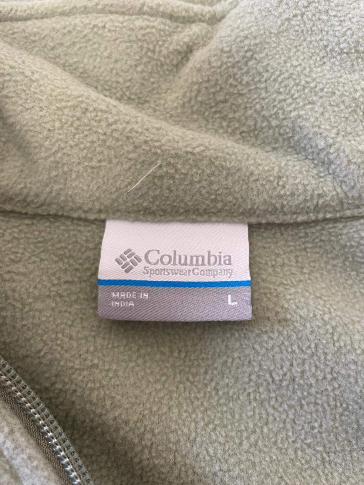 Columbia Women's Full Zip Fleece Jacket - L/Large/14-16 - Sage Green