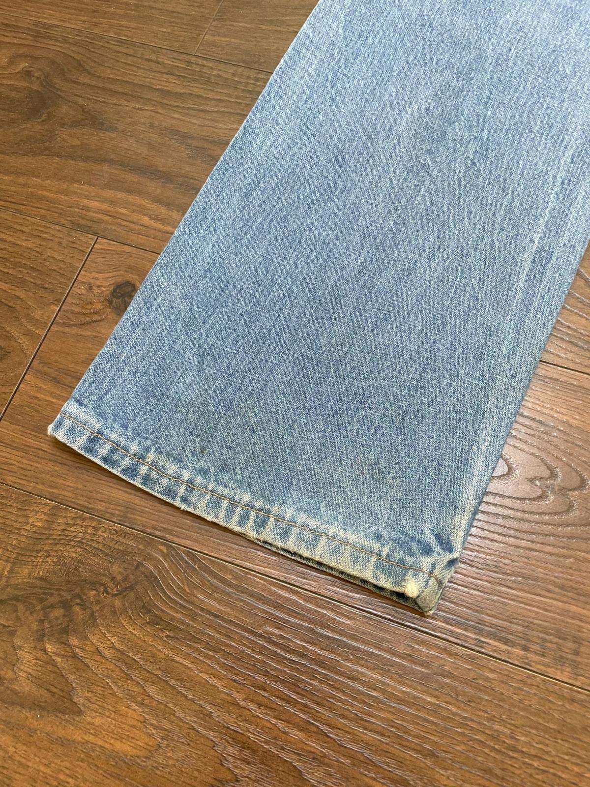 Wrangler Men's Straight Leg Blue Denim Jeans - W40/L31
