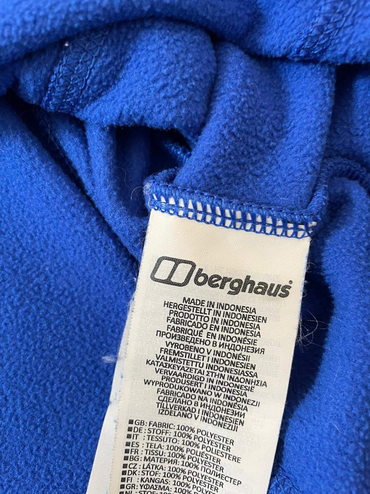 Berghaus Men's 1/4 Zip Pullover Lightweight Fleece Jumper XL/Extra Large - Blue