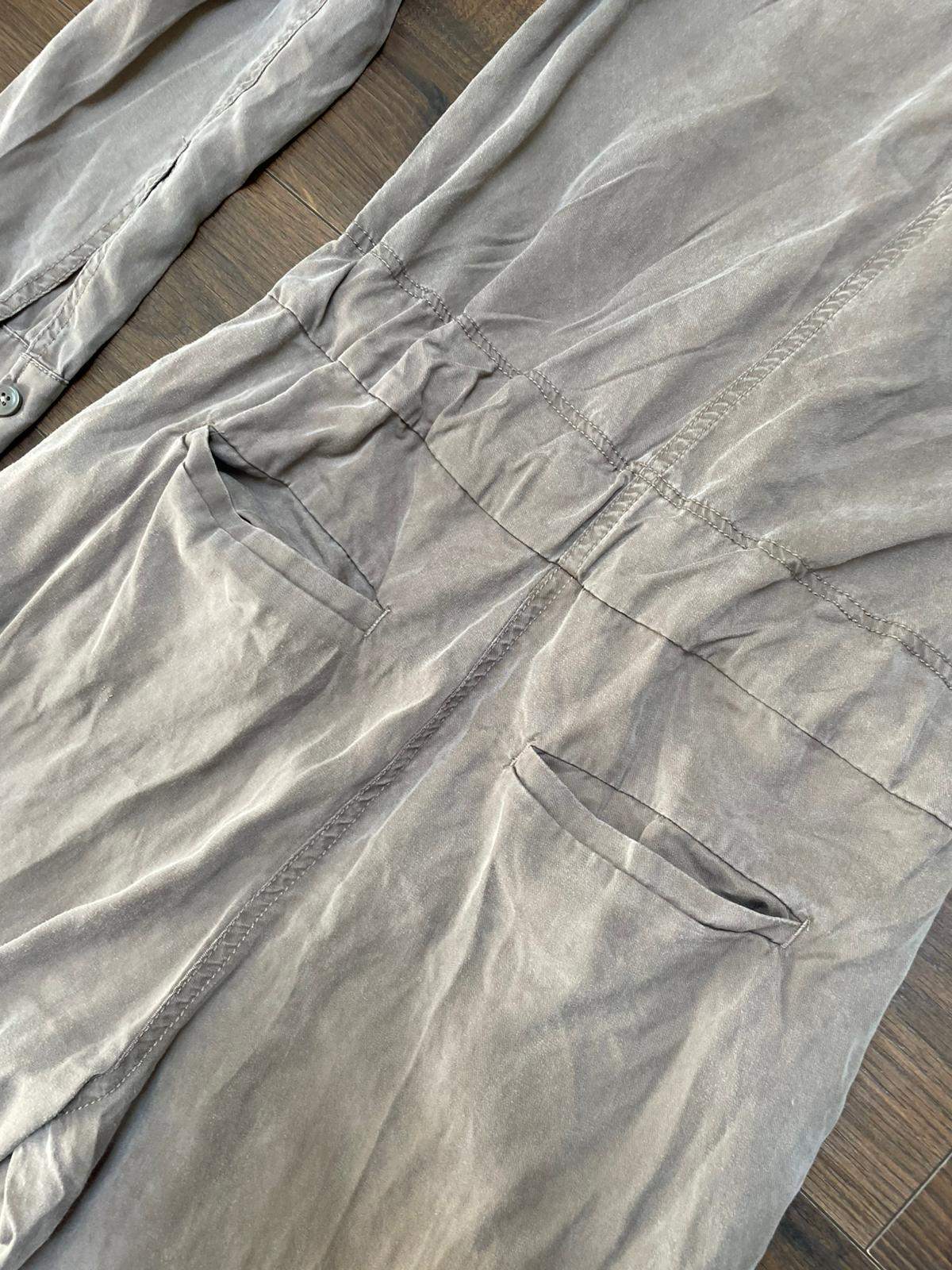 Superdry Women's Button Front Utility Jump Suit/Boiler Suit - UK 8 - Grey