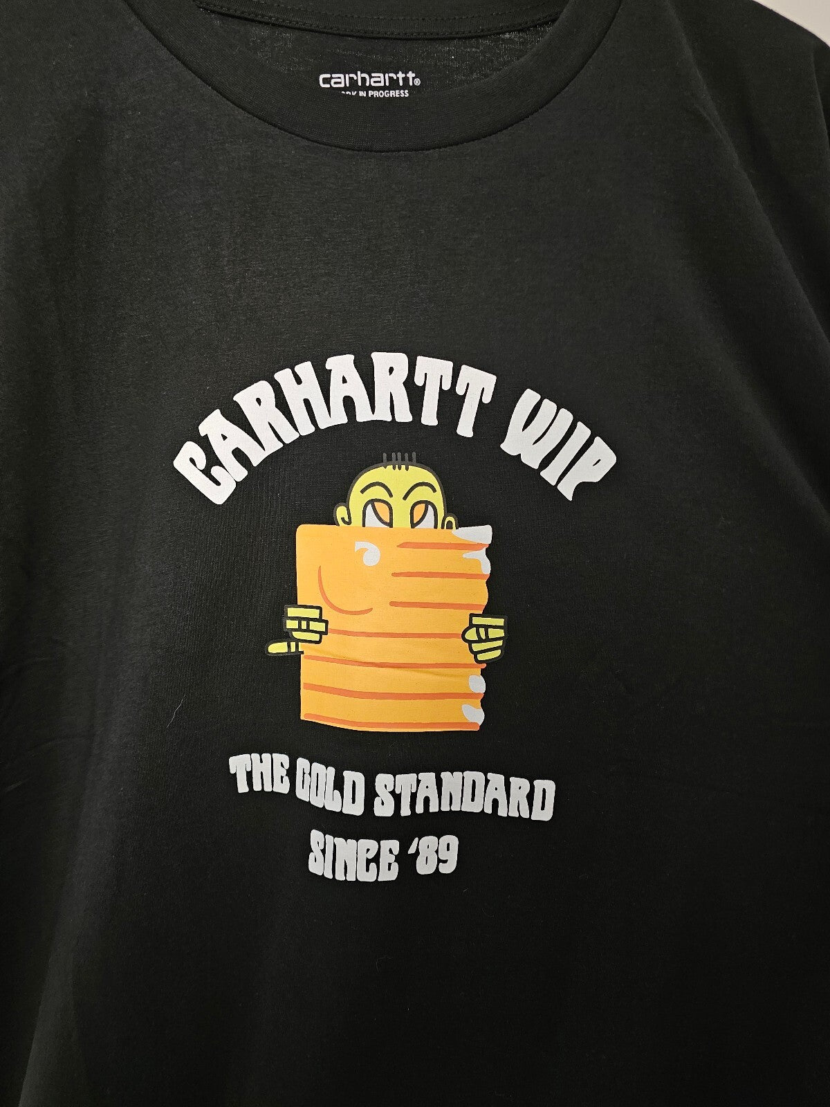 Carharrt WIP Gold Standard Short Sleeve T-Shirt/Top/Tee - XXL/2XL - Black