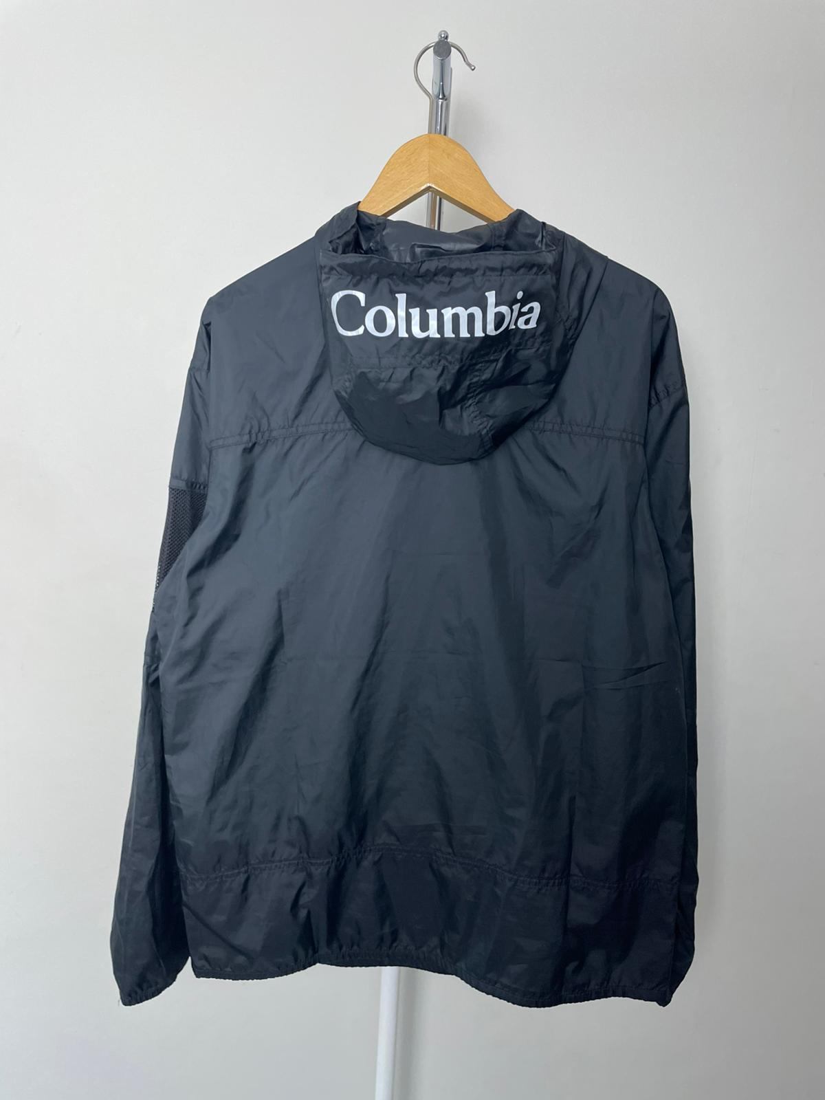 Columbia Men's Challenger 1/4 Zip Pullover Windbreaker Jacket - M/Medium - Black