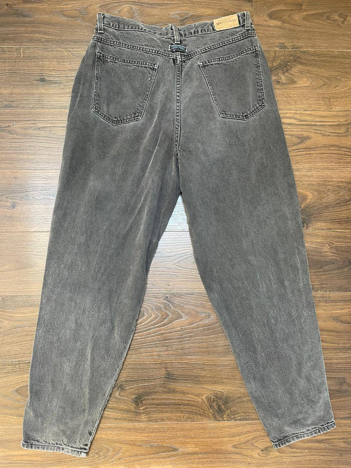 Brittania 'Made In Mexico' Men's Washed Black Vintage Black Denim Jeans W30/L29