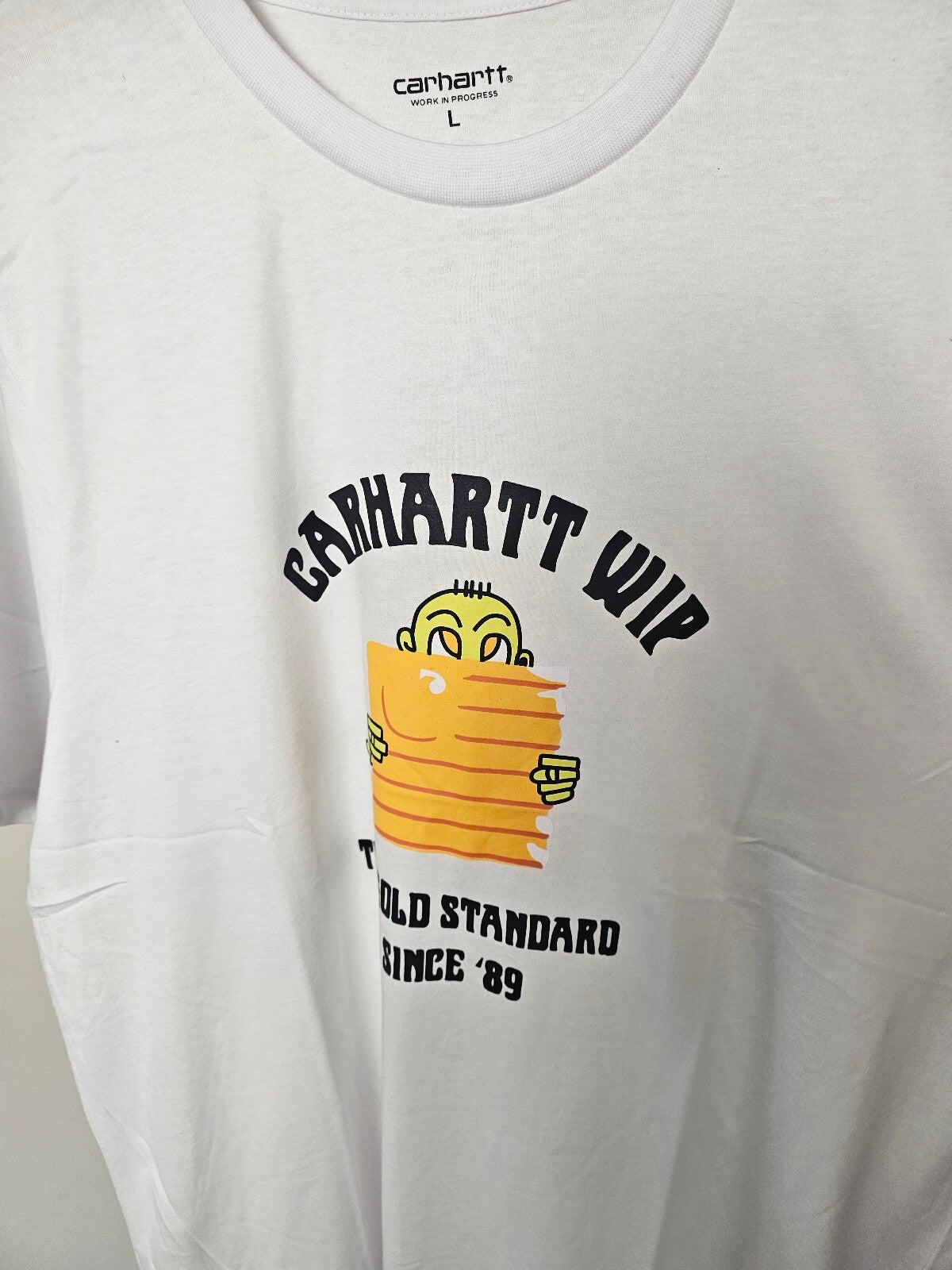 Carharrt WIP Gold Standard Short Sleeve T-Shirt/Tee/Top - L/Large - White
