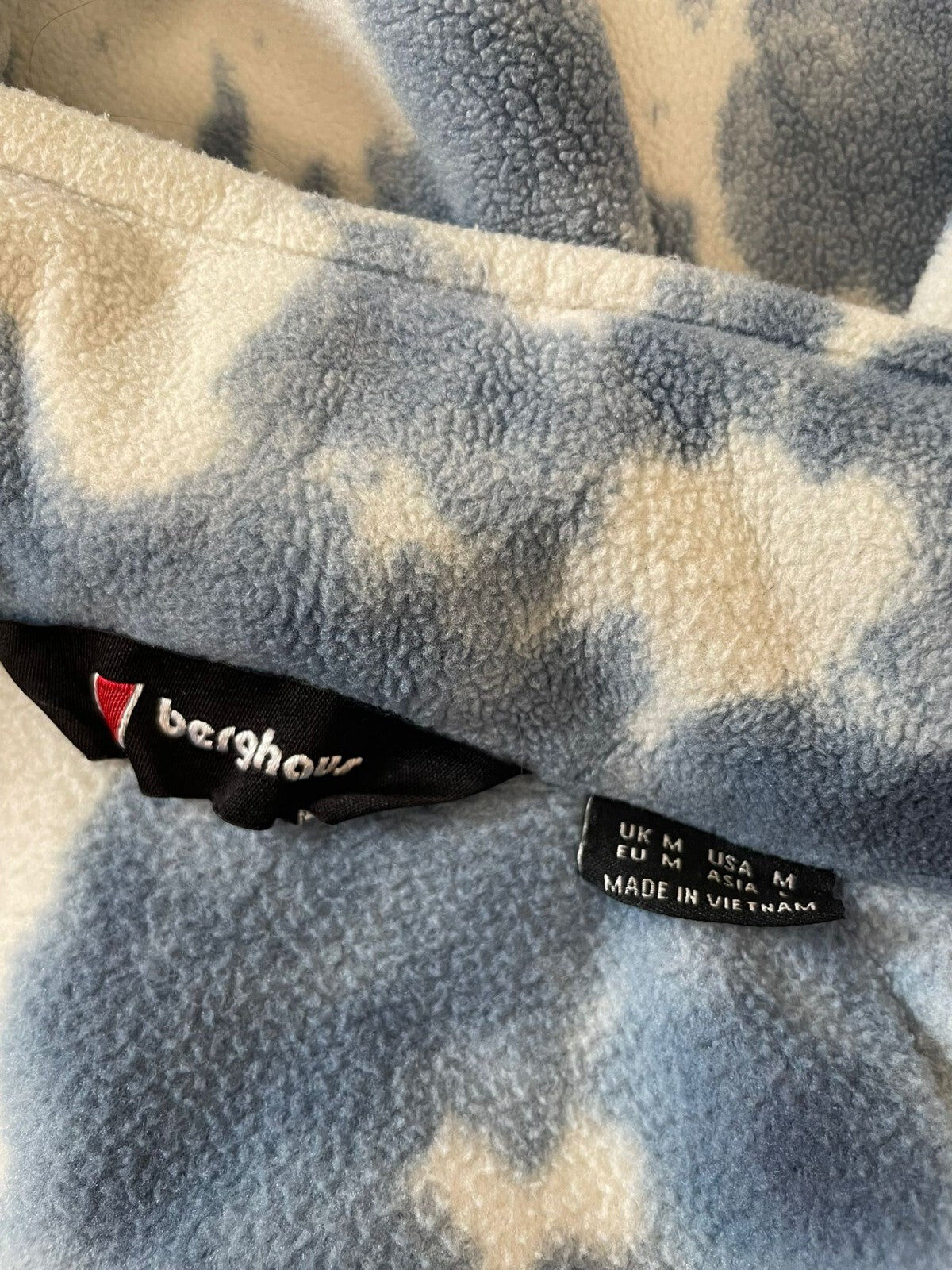 Berghaus Full Zip Ascent 91 Fleece Jacket Rollaway Hood - M/Medium - Women's