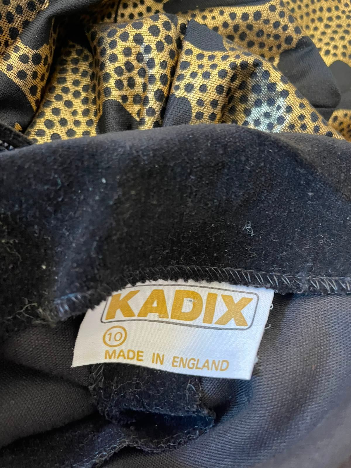 Kadix Women's Vintage 80s/90s 'Made In England' Party/Occasional Dress - UK 10