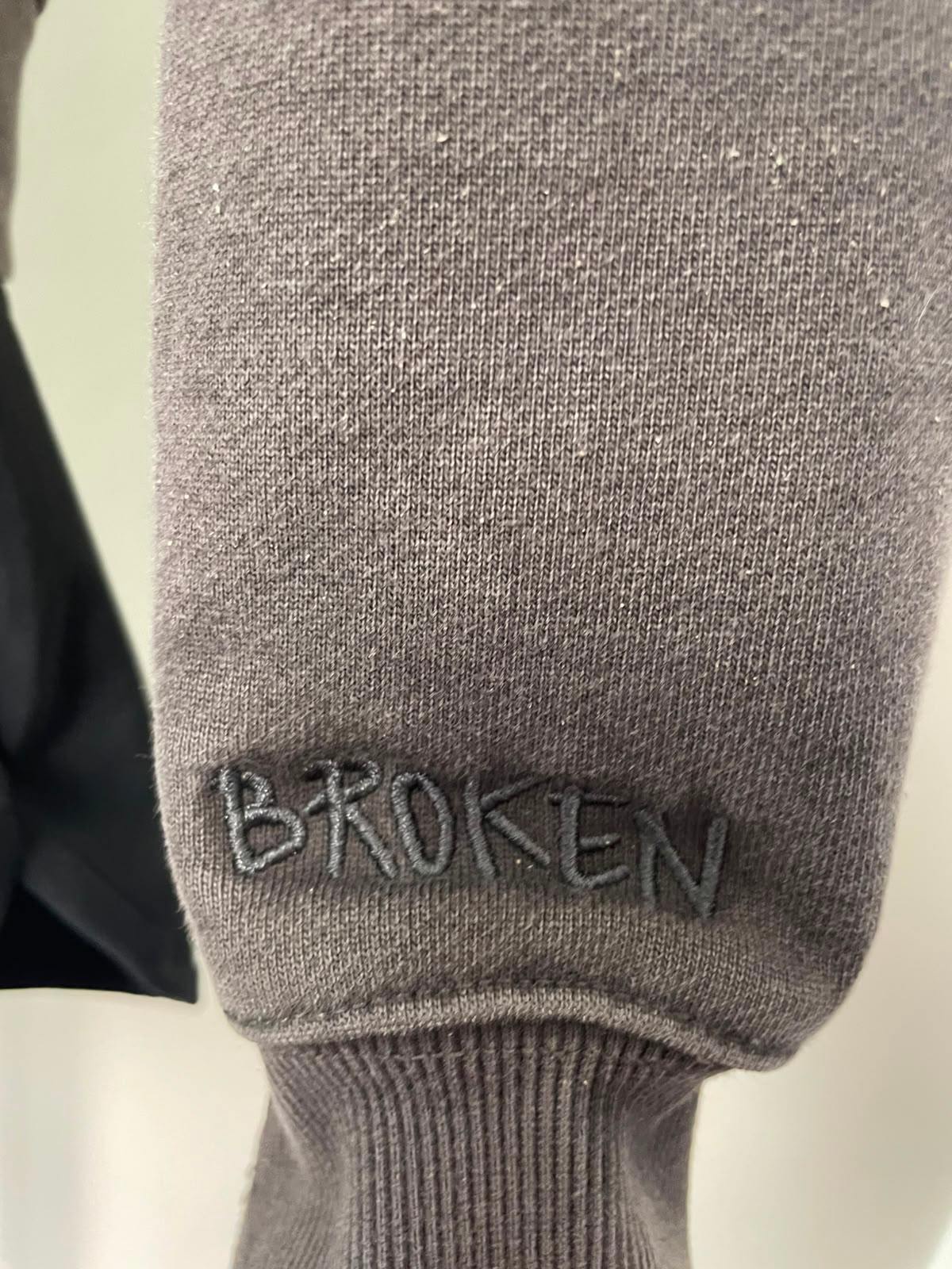 Broken Planet Women's 'Out Of The Shadows' Pullover Hoodie - M/Medium - Grey