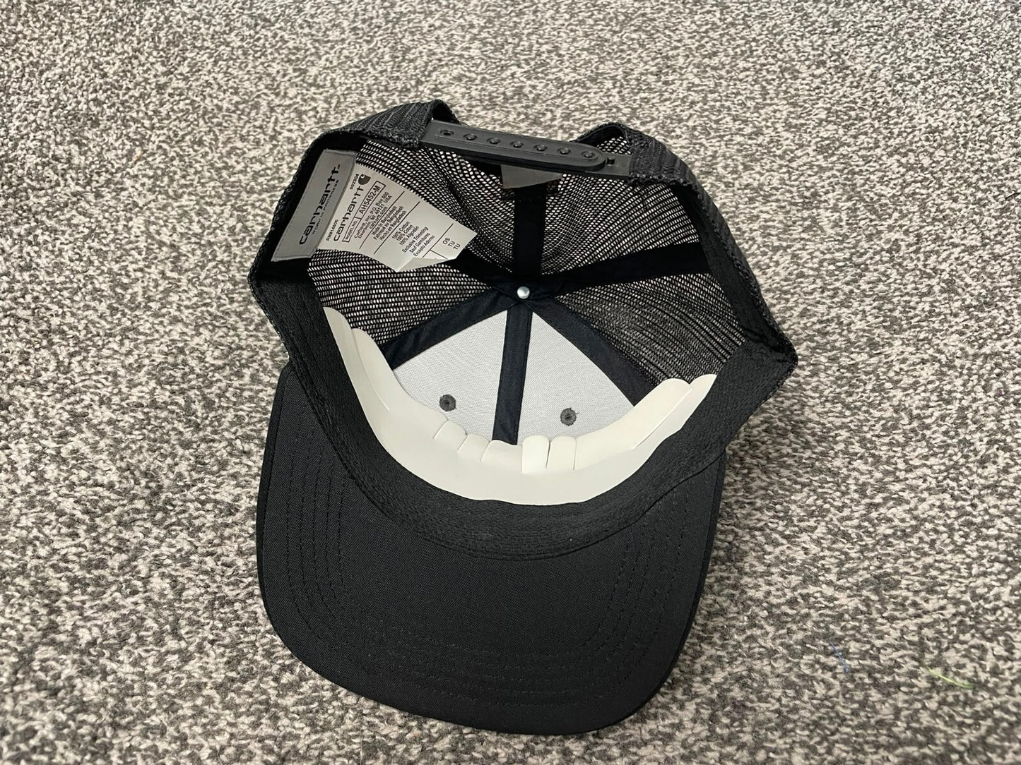Carhaart Force Casual Fast Drying Truckers/Trucker Style Hat/Cap Dark Grey/Black