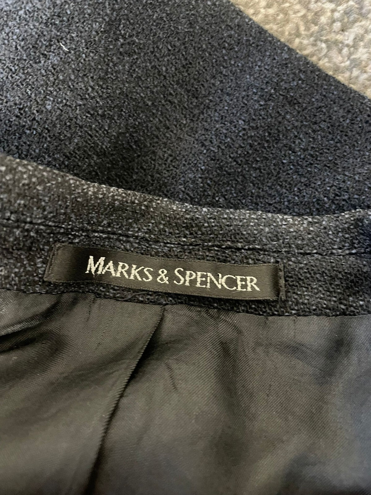 St Michaels Marks & Spencer Italian Soft Single Breasted Blazer Jacket - 40/S