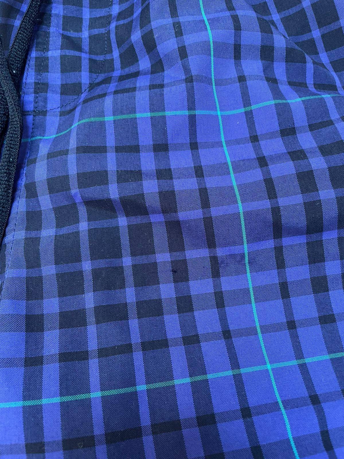 Speedo Men's Swim/Casual Check Pattern Shorts - L/Large - Blue