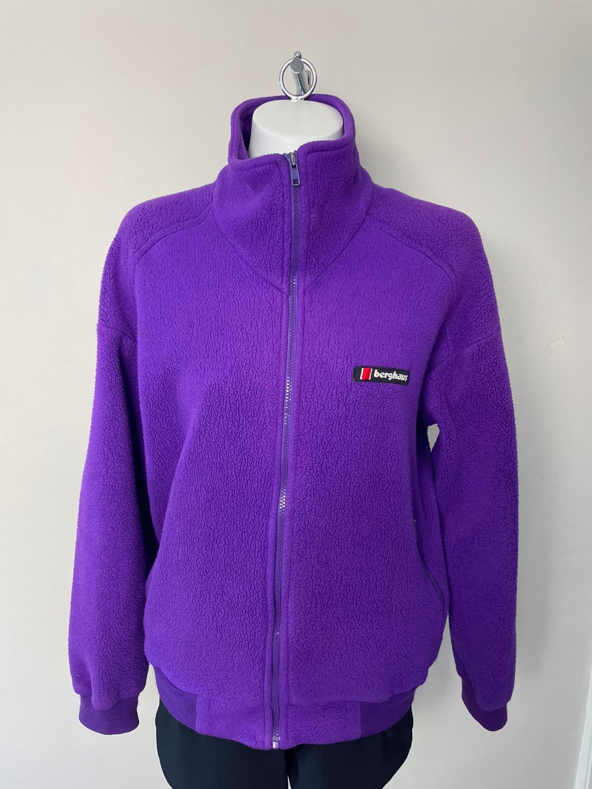 Berghaus Vintage 90's Women's Polartec Full Zip Fleece Jacket - M/Medium Purple