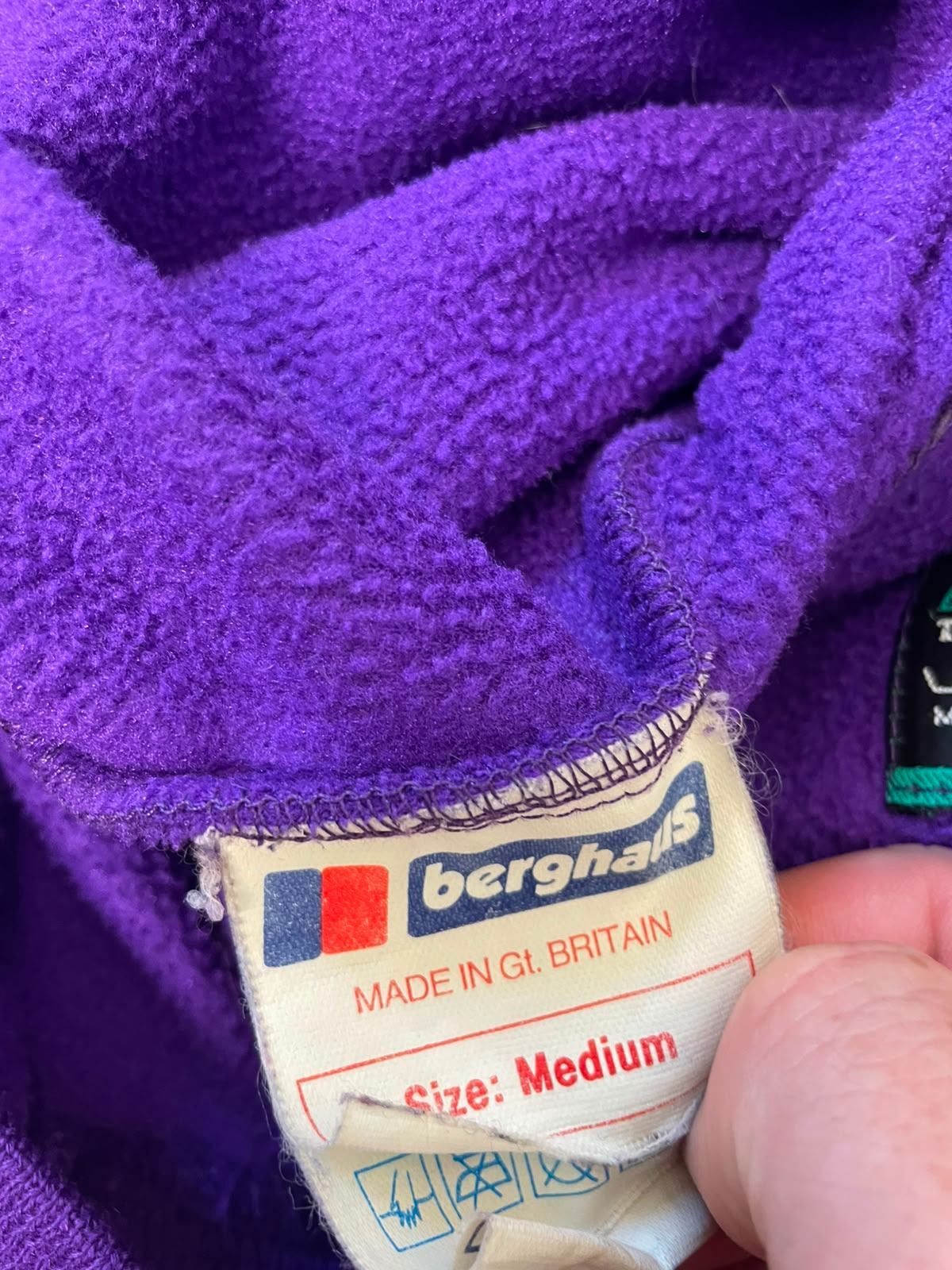 Berghaus Vintage 90's Women's Polartec Full Zip Fleece Jacket - M/Medium Purple