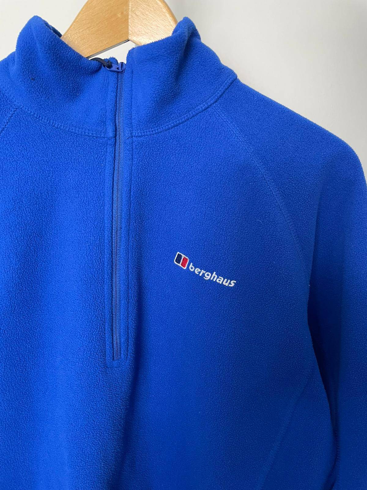 Berghaus Men's 1/4 Zip Pullover Lightweight Fleece Jumper XL/Extra Large - Blue