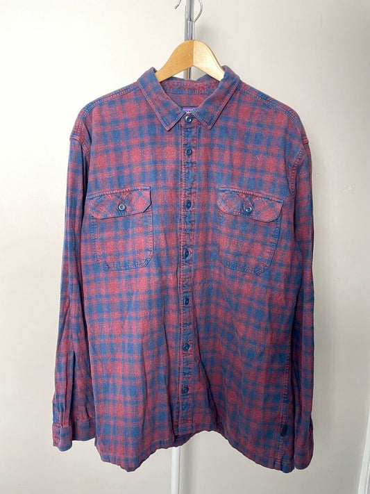 Patagonia Men's Organic Cotton Long Sleeve Check Pocket Shirt - XL/Extra Large