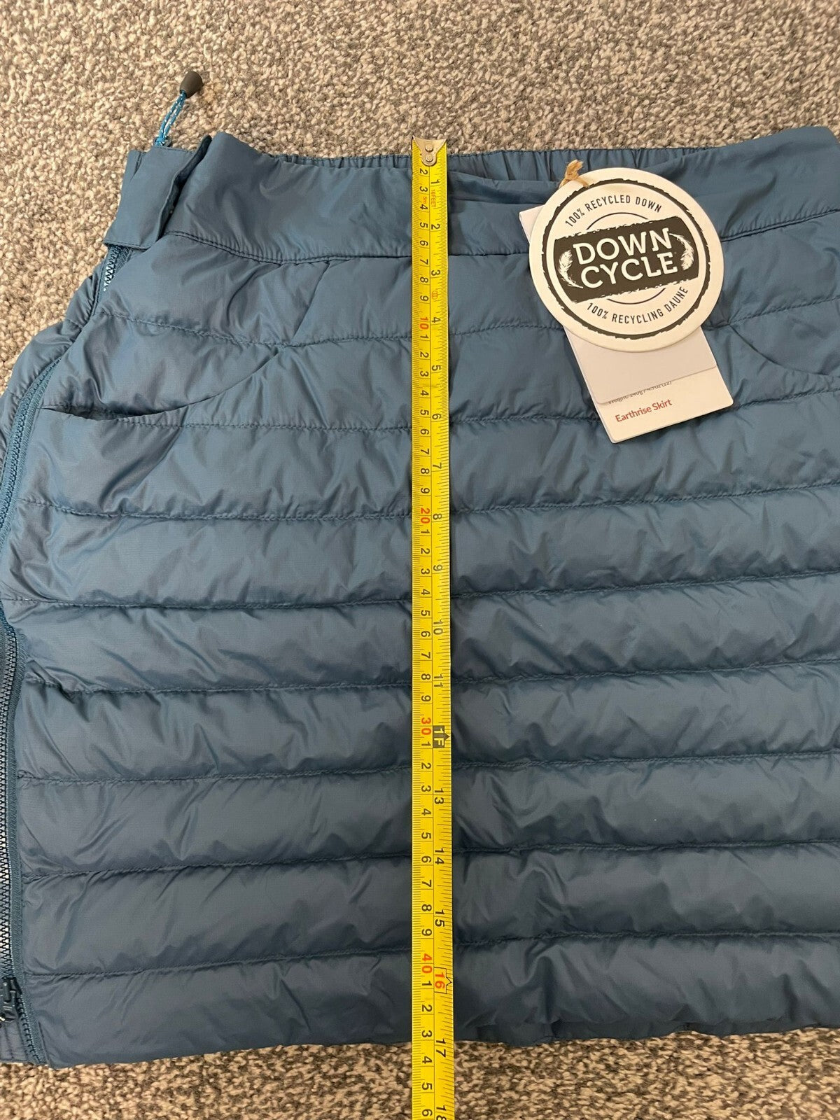 Mountain Equipment Women's Down Filled Adventure Skirt - UK 12 - Blue