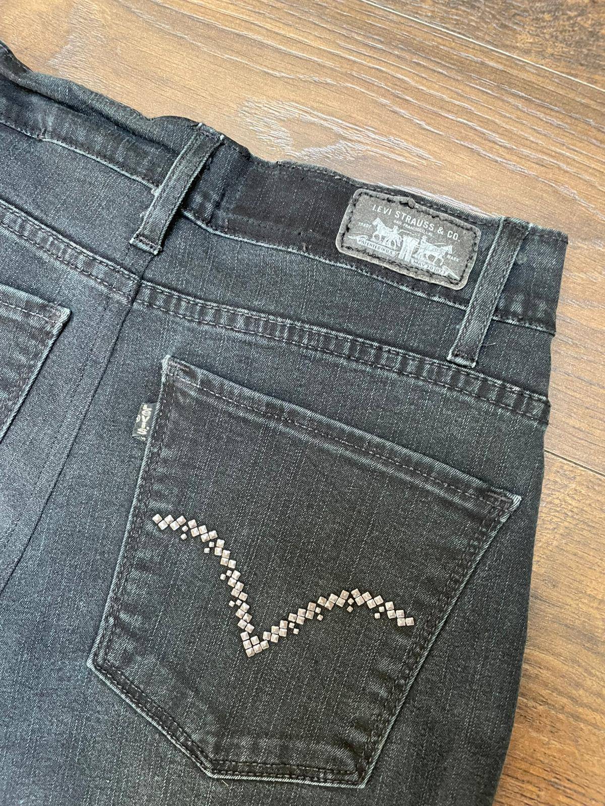 Levi's Women's Taper Straight Leg Black Denim Jeans - 18M - W26/L31 - UK 8-10