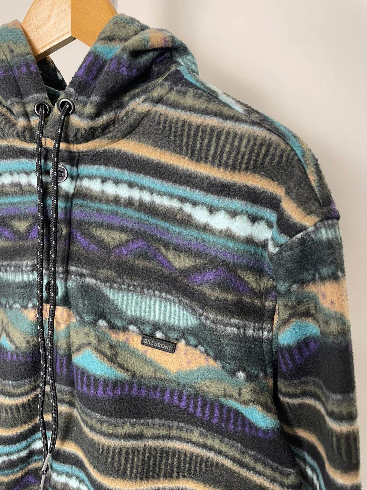Billabong Men's Furnace Surf Wear Anorak Style Fleece Hooded Hoodie - M/Medium