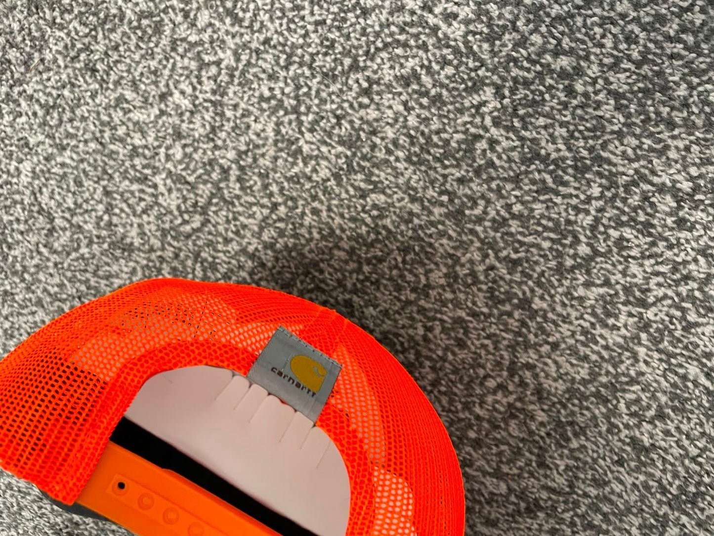 Carhaart Force Casual Fast Drying Truckers/Trucker Style Hat/Cap - Grey/Orange