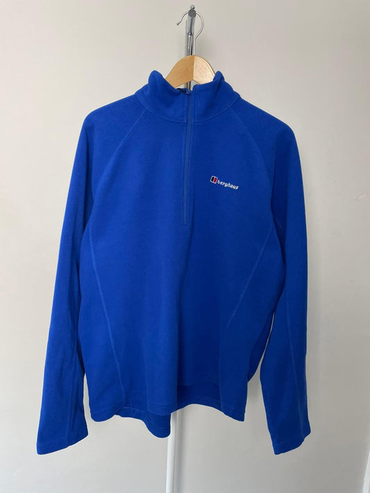 Berghaus Men's 1/4 Zip Pullover Lightweight Fleece Jumper XL/Extra Large - Blue