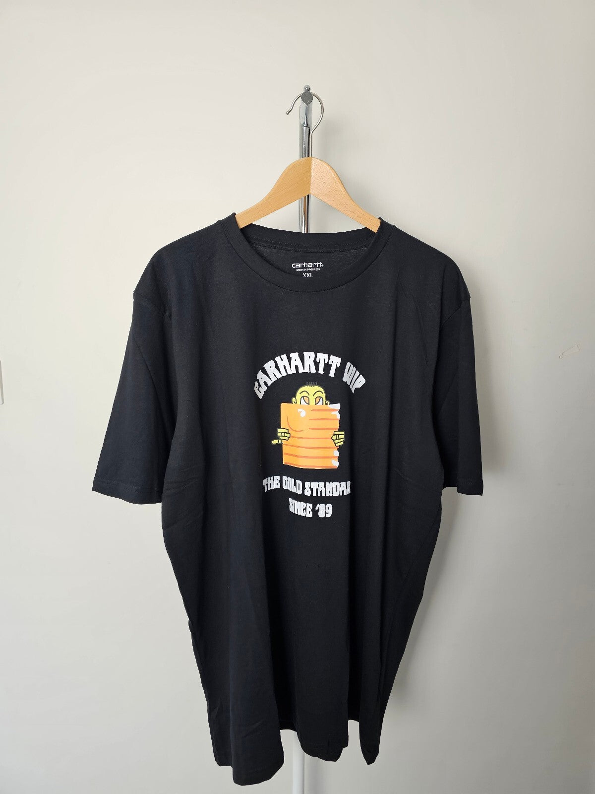 Carharrt WIP Gold Standard Short Sleeve T-Shirt/Top/Tee - XXL/2XL - Black