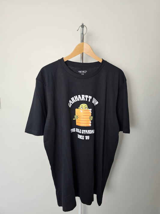 Carharrt WIP Gold Standard Short Sleeve T-Shirt/Top/Tee - XXL/2XL - Black
