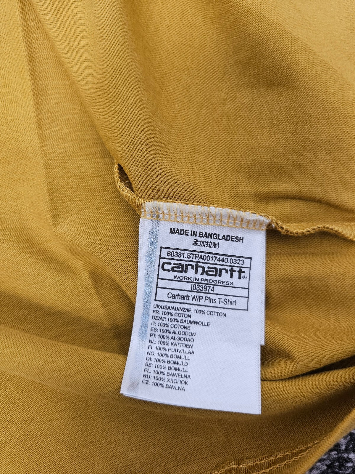 Carharrt WIP Pins 'Here Comes Trouble' Short Sleeve T-Shirt/Top/Tee - L/Large