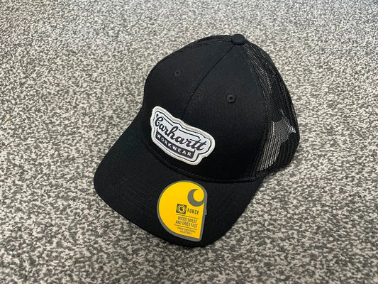 Carhaart Force Casual Fast Drying Truckers/Trucker Style Hat/Cap - Black