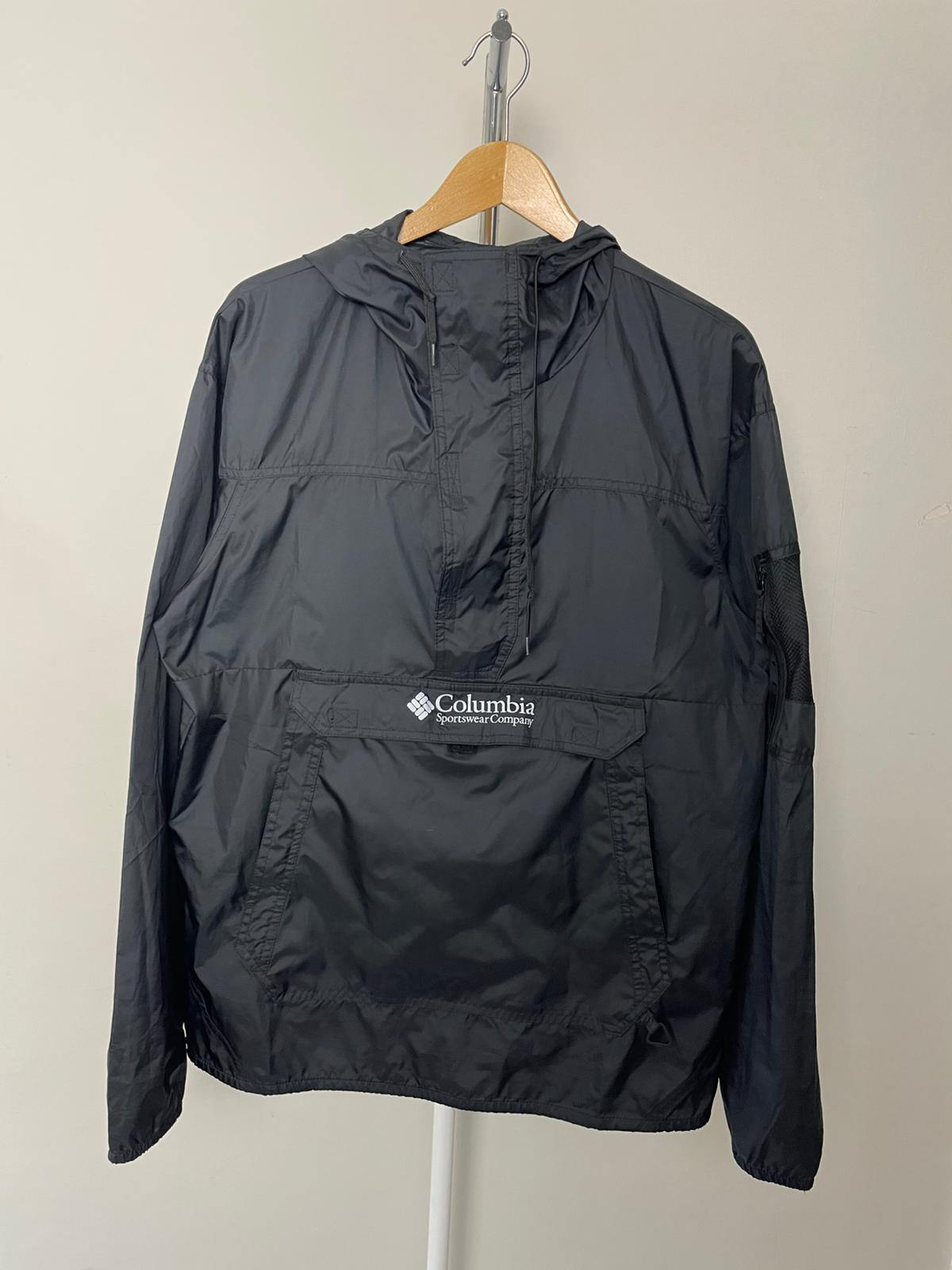Columbia Men's Challenger 1/4 Zip Pullover Windbreaker Jacket - M/Medium - Black