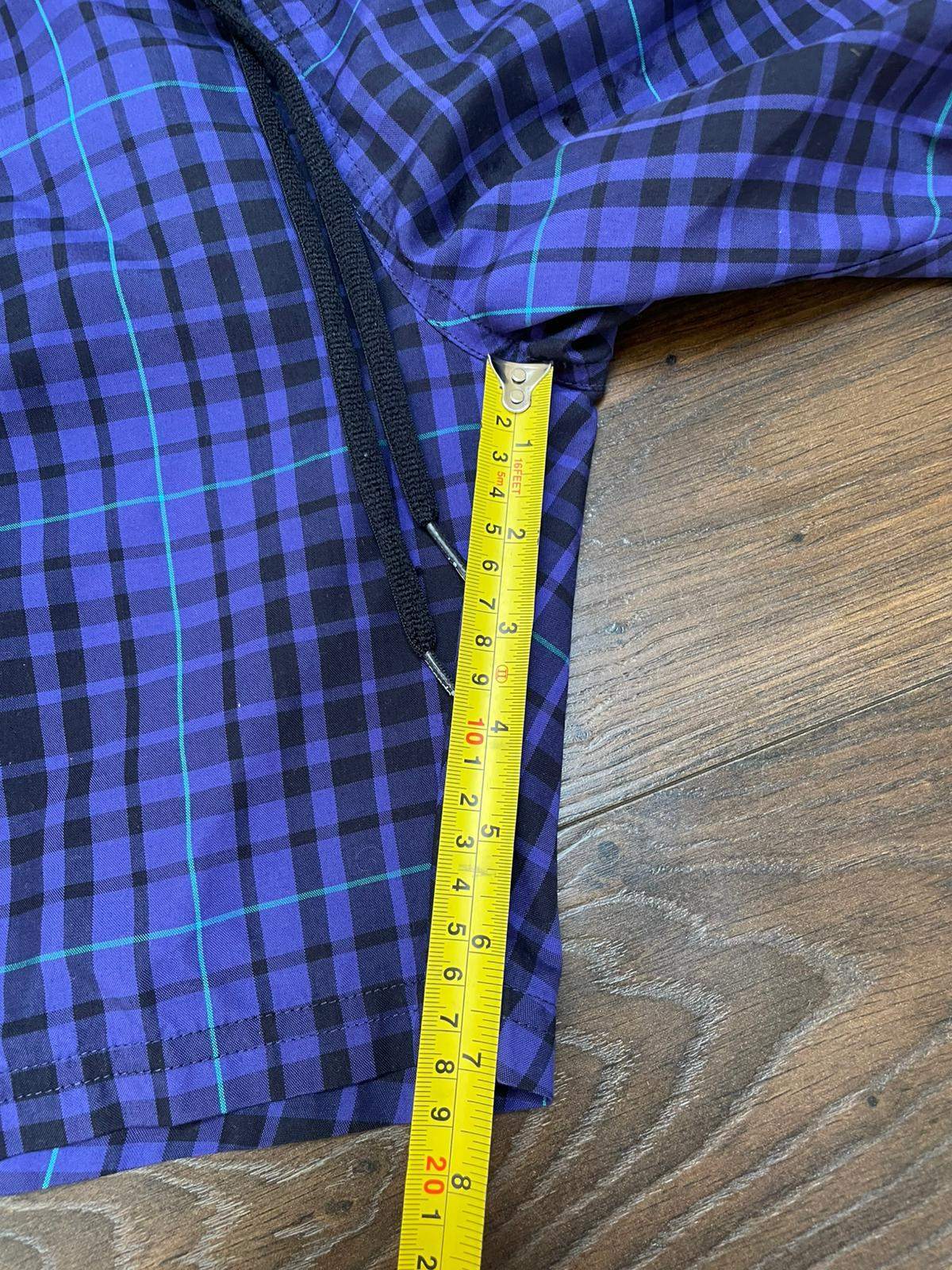 Speedo Men's Swim/Casual Check Pattern Shorts - L/Large - Blue