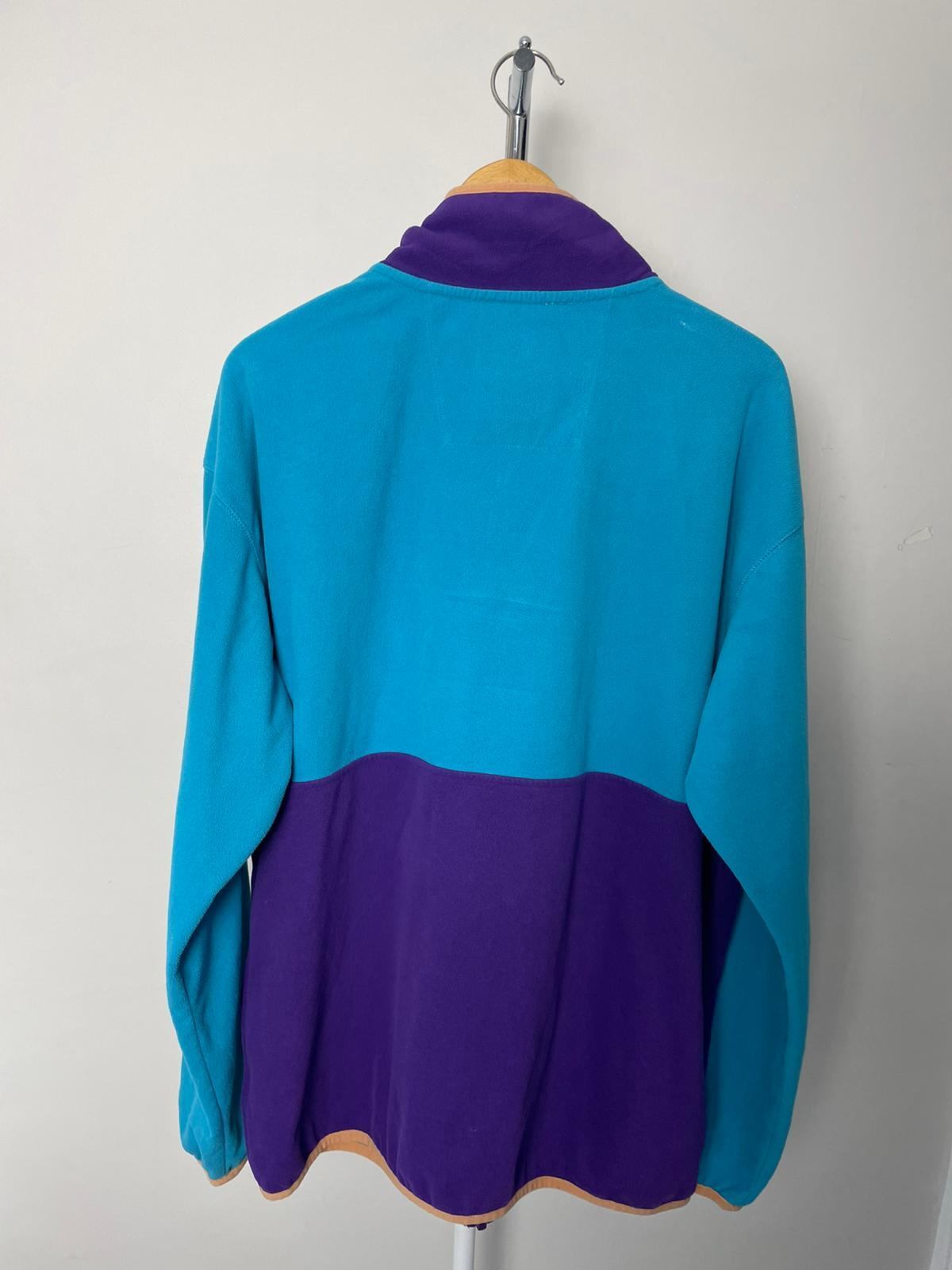 Columbia Men's Full Zip Retro Style Back Bowl Fleece Jacket - XL/Extra Large