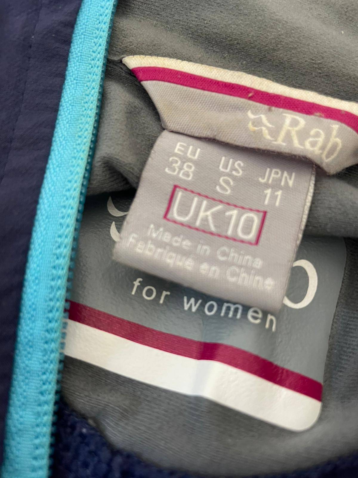 Rab Women's Soft Shell Full Zip Hiking/Walking Jacket - UK 10