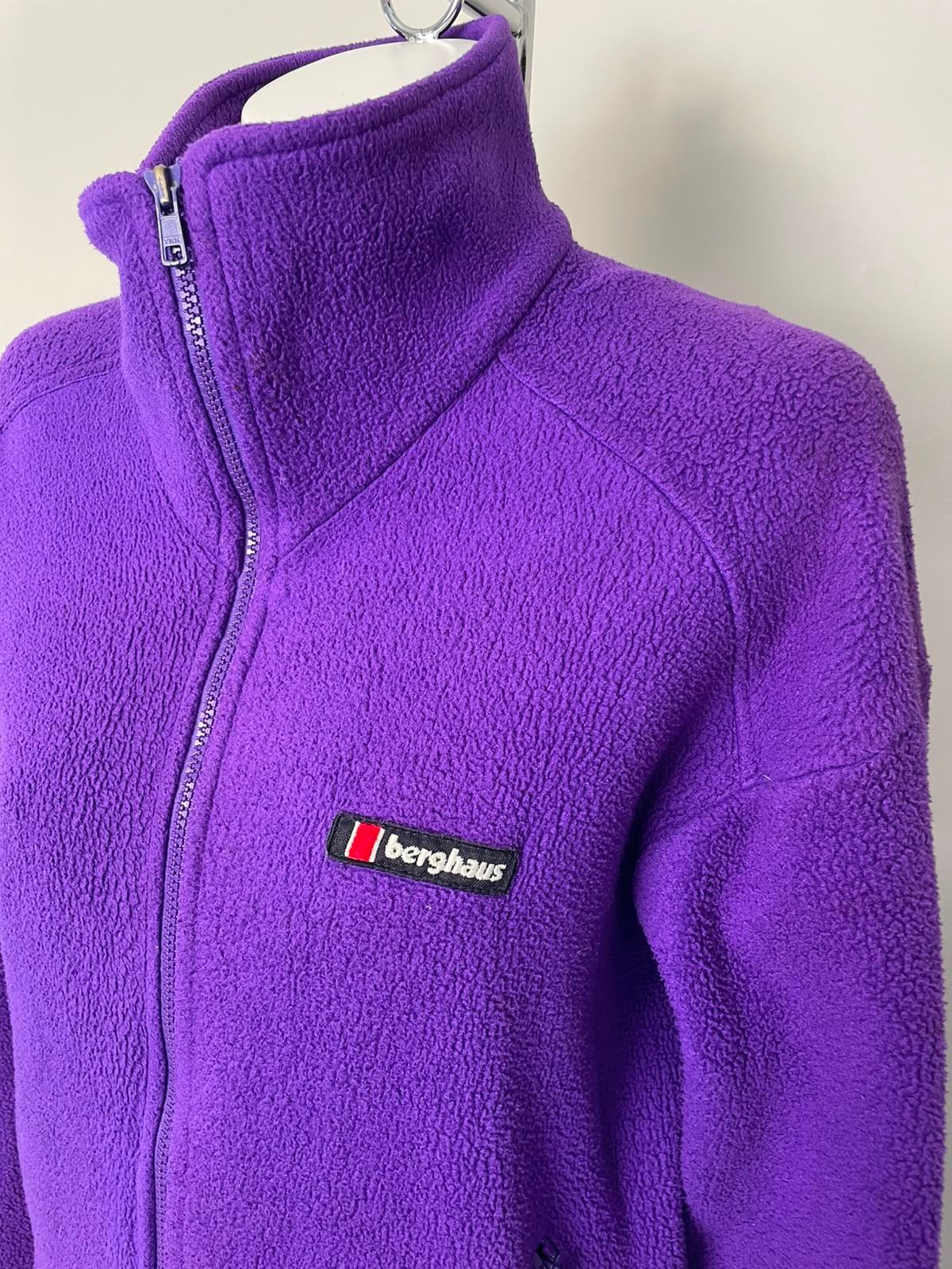 Berghaus Vintage 90's Women's Polartec Full Zip Fleece Jacket - M/Medium Purple