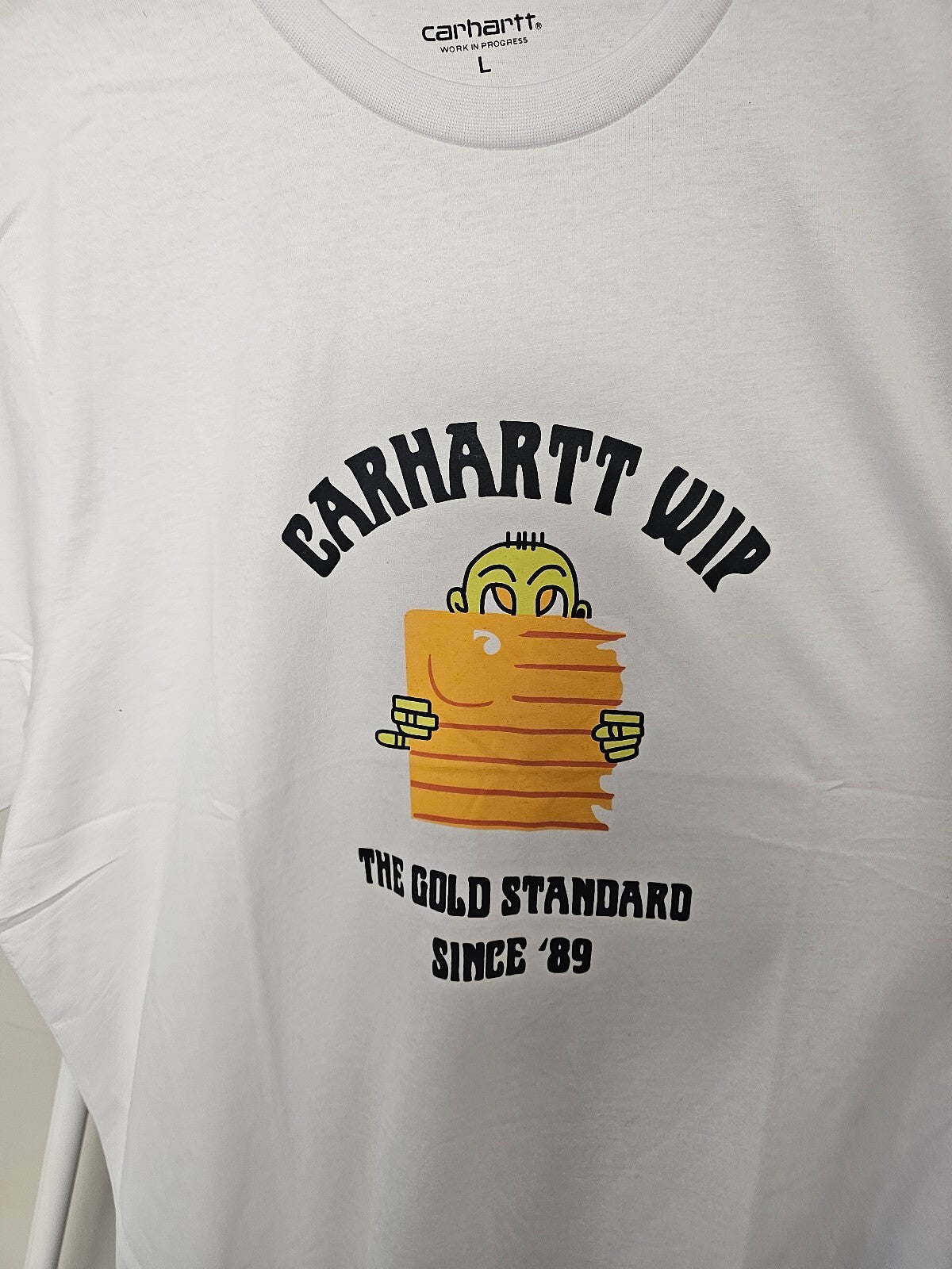 Carharrt WIP Gold Standard Short Sleeve T-Shirt/Tee/Top - L/Large - White