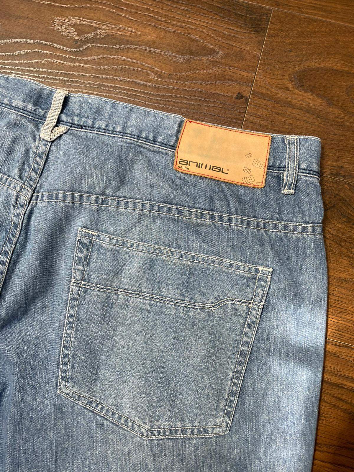 Animal Y2K 2000's Men's Skater/Surf Wear Style Blue Denim Jeans - W44/L29