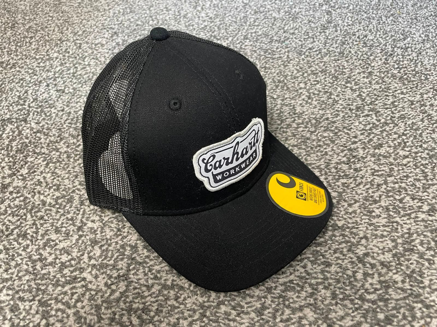 Carhaart Force Casual Fast Drying Truckers/Trucker Style Hat/Cap - Black
