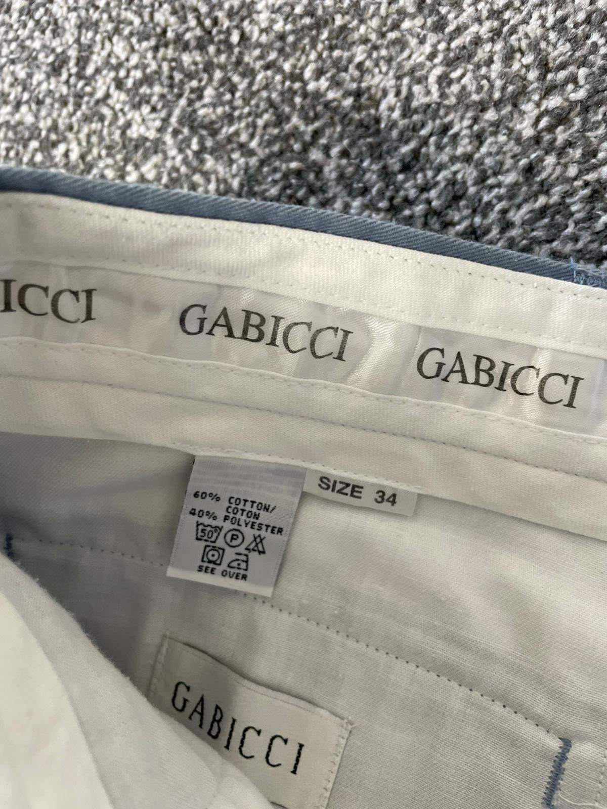 Gabicci Men's Vintage 80's/90's Navy/Naval Style Chino Shorts - 34 - Light Blue
