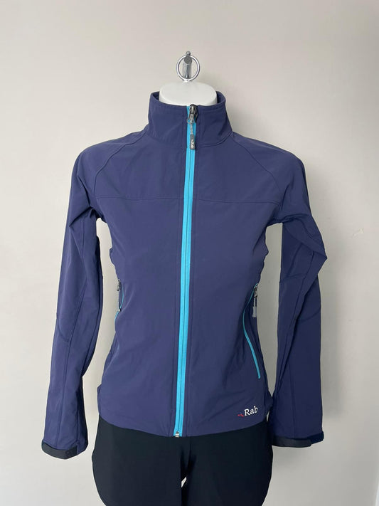Rab Women's Soft Shell Full Zip Hiking/Walking Jacket - UK 10