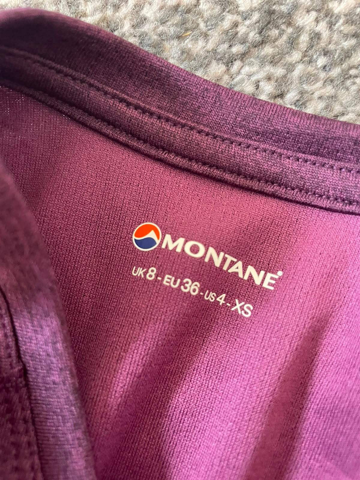 Montane Women’s Short Sleeve Activewear Hiking/Walking Casual Top/T-Shirt - UK 8