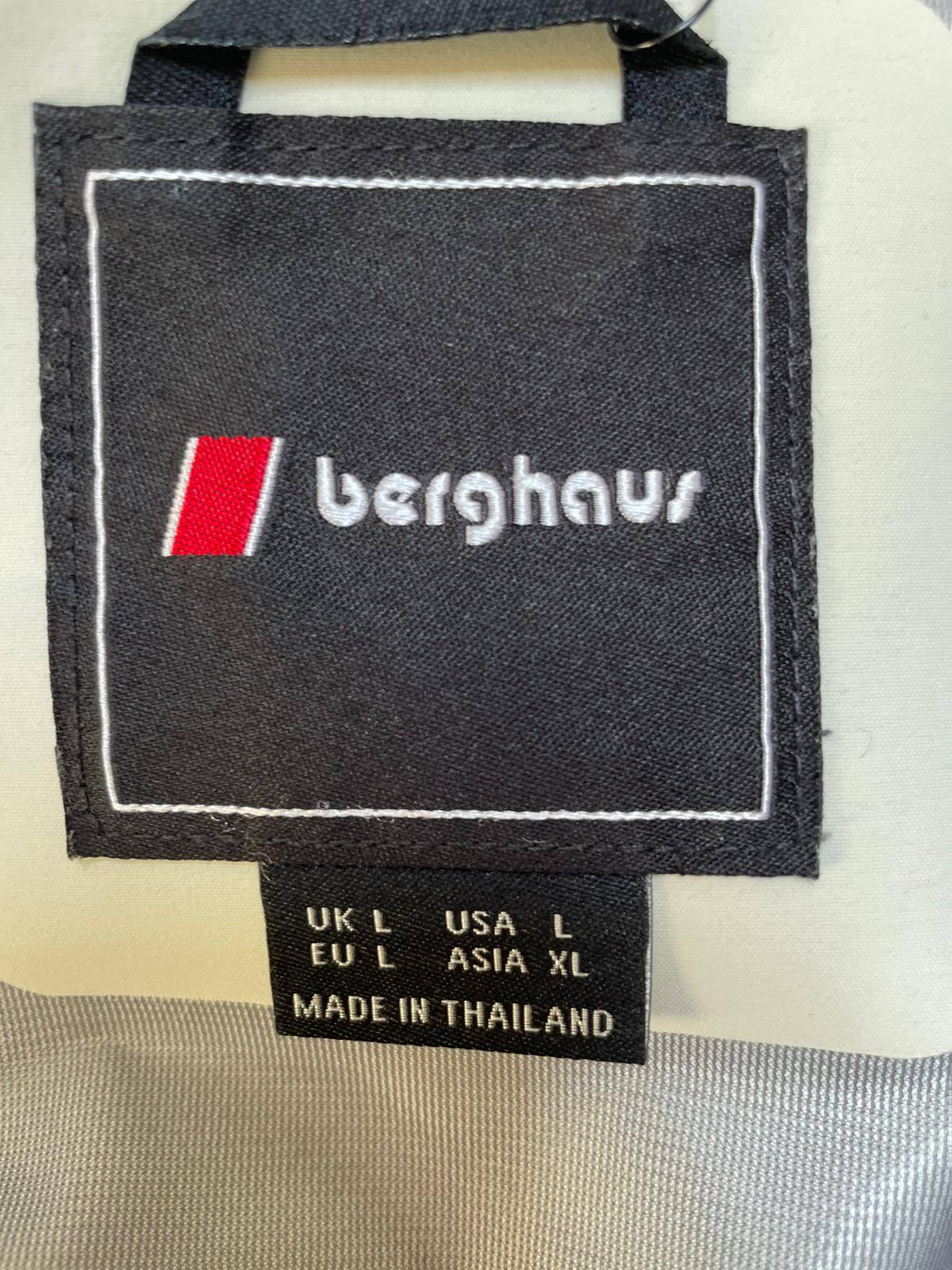 Berghaus Tempest 89 Waterproof Hooded Full Zip Rain Coat Jacket L/Large